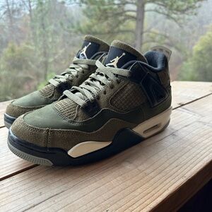 Nike Air Jordan 4 Retro SE Craft GS Oliver Suede Leather Size 6.5Y